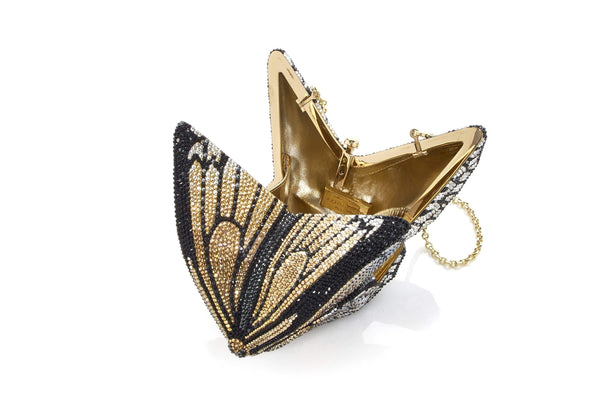 New Butterfly Minaudiere, Silver/Amethyst | Judith leiber handbags, Judith  leiber couture, Judith leiber bags